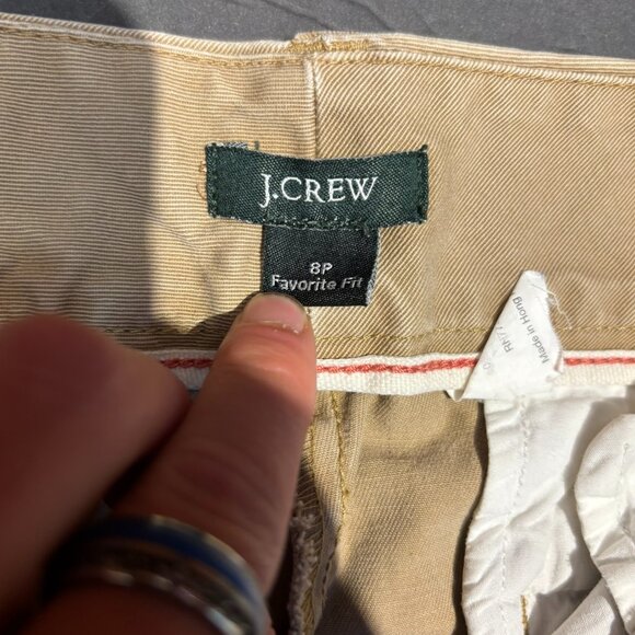 J.Crew Women’s Straight-Leg Khaki Pants – Size 8P, Favorite Fit, Low Waist - Picture 3 of 7